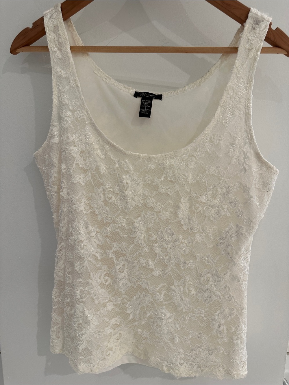 Cupio Ivory Lace Camisole